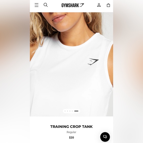 Gymshark Training Crop Tank Women’s Size Medium - Picture 3 of 7